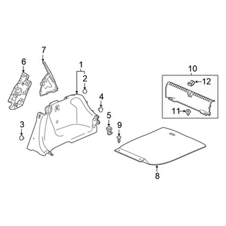 Honda OE - Rear Body & Floor - Interior Trim (Trunk Compartment)