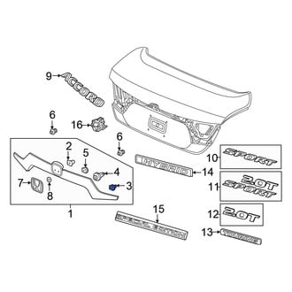 Honda OE - Liftgate Finish Panel Clip