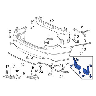 Honda OE - Rear Right Mud Flap