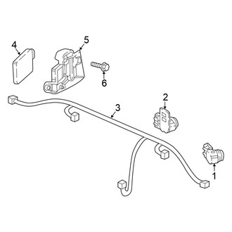 Honda OE - Rear Bumper - Electrical Components