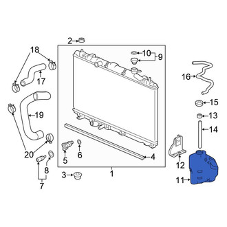 Honda OE - Engine Coolant Reservoir