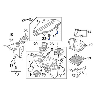 Honda OE - Air Filter Housing Sleeve