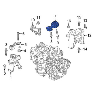 Honda OE - Rear Engine Support Rod