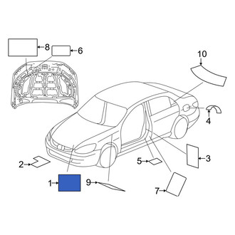 Honda OE - A/C System Information Label