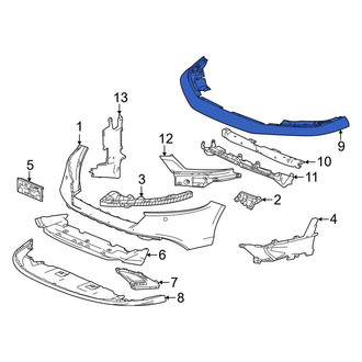 Honda OE - Rear Lower Bumper Cover