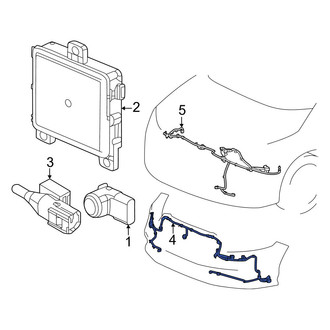 Honda OE - Front Parking Aid System Wiring Harness