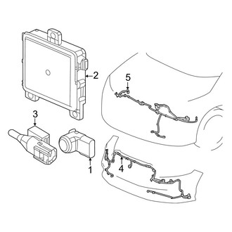 Honda OE - Front Bumper & Grille - Electrical Components