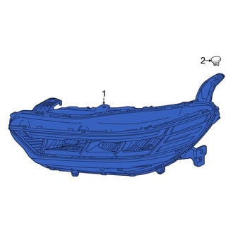 Honda OE - Front Left Headlight Assembly