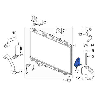 Honda OE - Engine Coolant Reservoir Bracket