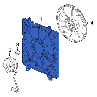 Honda OE - Engine Cooling Fan Shroud