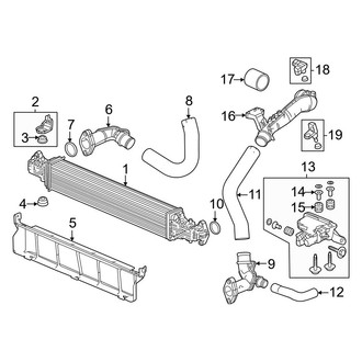 Honda OE - Cooling - Intercooler (1.5L)