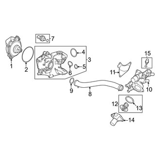 Honda OE - Cooling - Water Pump (2.0L)