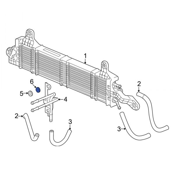 Automatic Transmission Oil Cooler Hose Insulator