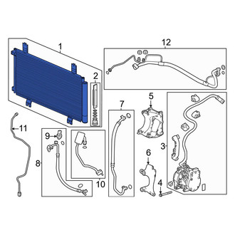 Honda OE - A/C Condenser