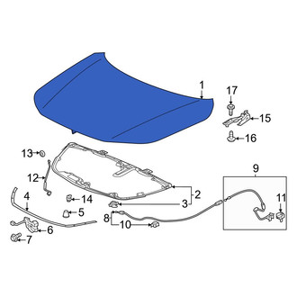Honda OE - Front Hood Panel