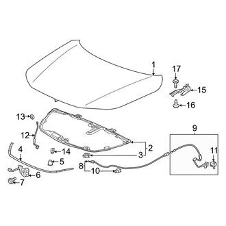 Honda OE - Hood & Components