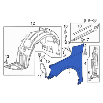 Honda OE - Front Right Fender