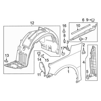 Honda OE - Fender & Components