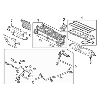 Honda OE - Electrical - Battery (Battery & Cable, High Voltage), (EX / LX)