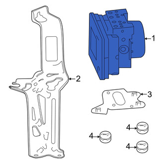 Honda OE - ABS Hydraulic Assembly