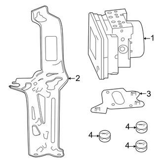Honda OE - Electrical - ABS Components (EX / Hybrid EX-L / Hybrid Sport / Hybrid Sport-L / Hybrid Touring / LX)