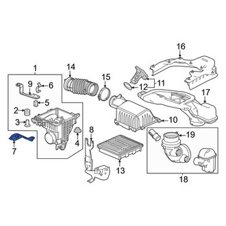 Honda OE - Air Cleaner Bracket