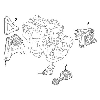Honda OE - Engine / Transaxle - Engine & Transmission Mounting (1.5L)