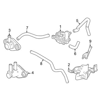Honda OE - Emission System - Emission Components (Purge Control Valve), (LX / SE)