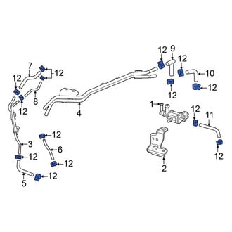 Honda OE - Secondary Air Injection Pump Hose Clamp