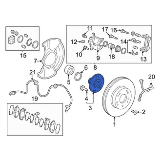 Honda OE - Front Wheel Hub