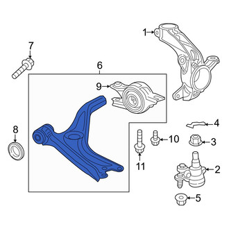 Honda OE - Front Left Suspension Control Arm