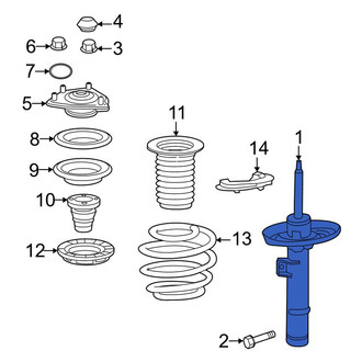Honda OE - Front Right Suspension Strut