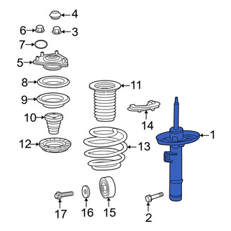 Honda OE - Front Right Suspension Strut