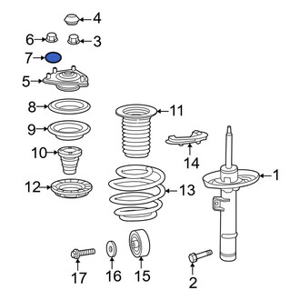 Honda OE - Suspension Strut Mount Cap Seal