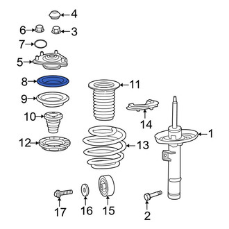 Honda OE - Front Suspension Strut Bearing