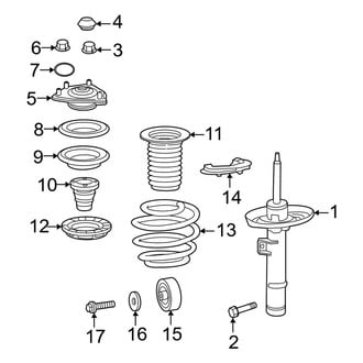 Honda OE - Front Suspension - Struts & Components