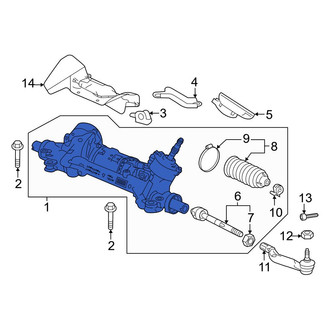 Honda OE - Front Rack and Pinion Assembly