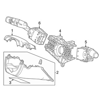 Honda OE - Steering Column - Shroud, Switches & Levers
