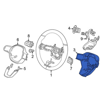Honda OE - Steering Wheel Back Cover