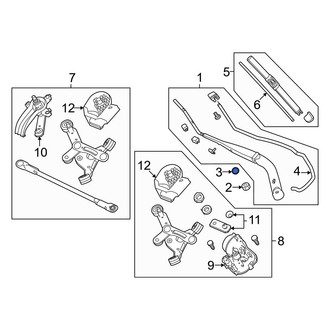 Honda OE - Wiper Arm Cap