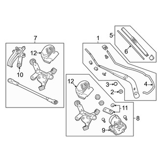 Honda OE - Windshield - Wiper Components