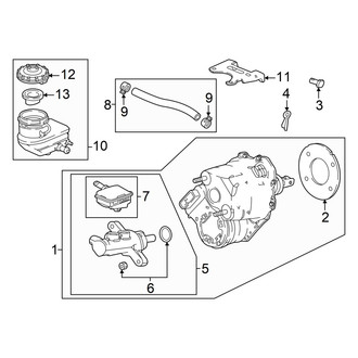Honda OE - Cowl - Components on Dash Panel (EX / LX)