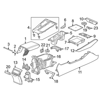Honda OE - Center Console (EX / LX)