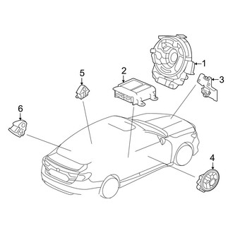 Honda OE - Restraint Systems - Air Bag Components (Modules & Sensors)