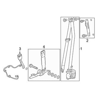 Honda OE - Restraint Systems - Front Seat Belts