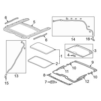 2025 Honda Accord OEM Roofs & Parts | Panels, Drip Rails — CARiD.com