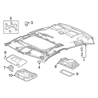 Honda OE - Roof - Interior Trim (With Sunroof)