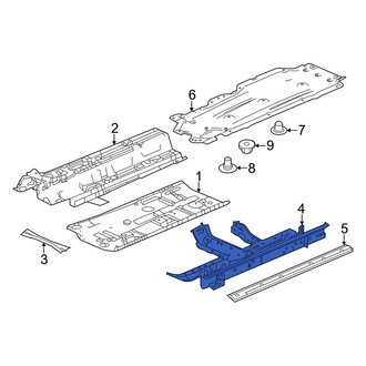 Honda OE - Front Right Floor Side Rail