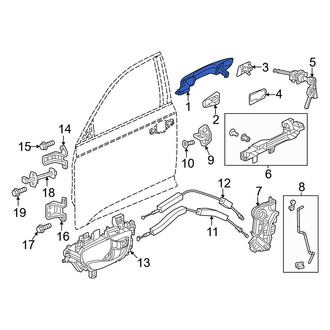 Honda OE - Front Right Outer Exterior Door Handle