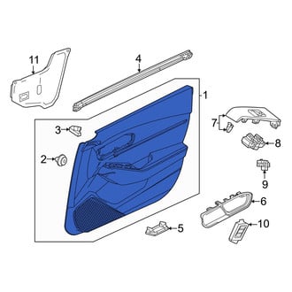 Honda OE - Front Right Outer Door Outer Panel
